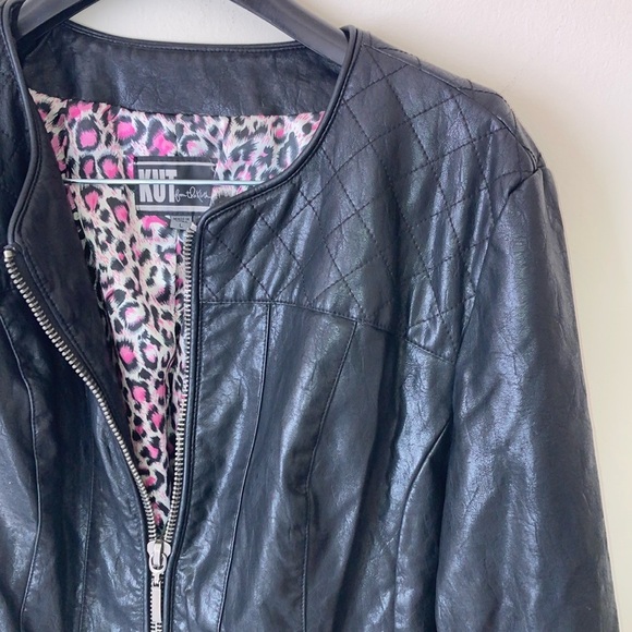 KUT FROM THE KLOTH | Faux Leather Moto Jacket - Picture 5 of 15